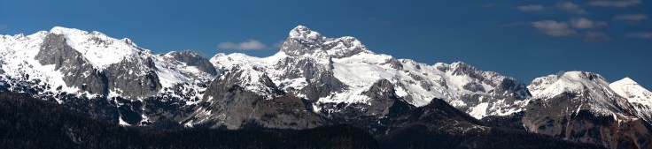 Triglav towers above Bohinj