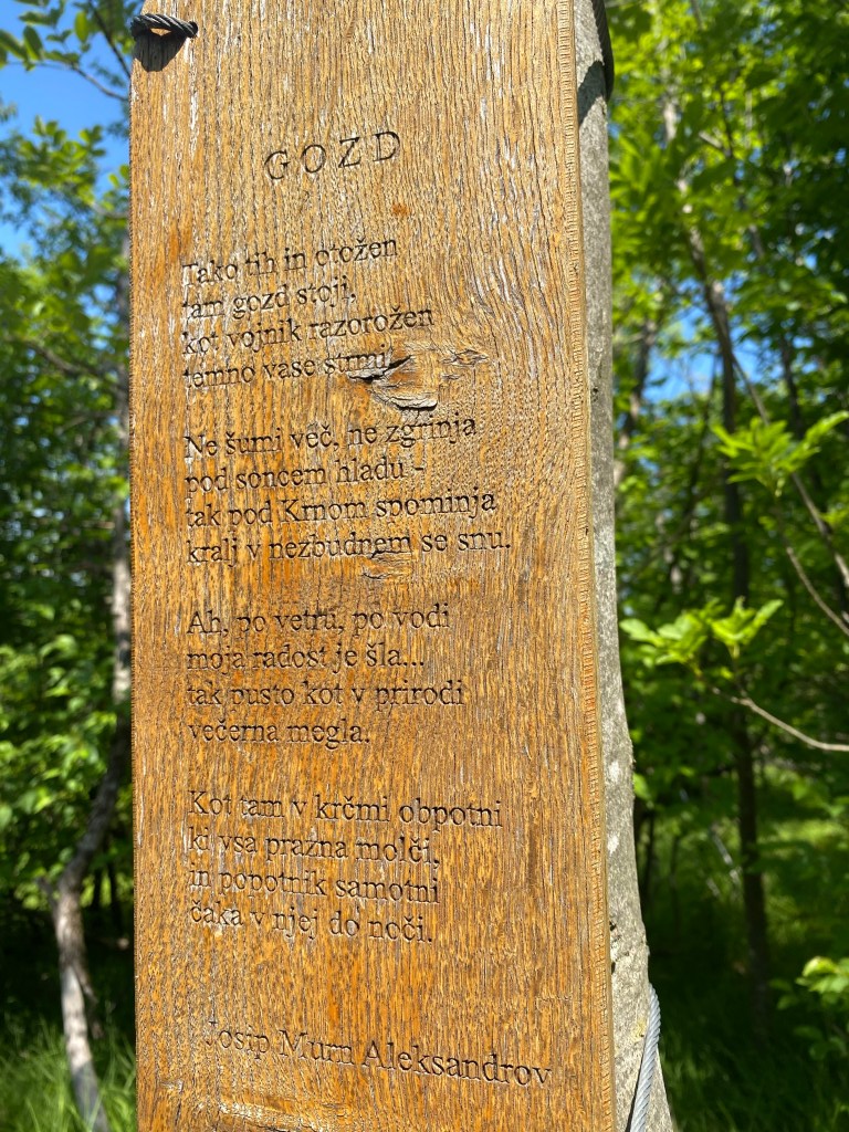 poetry on wood