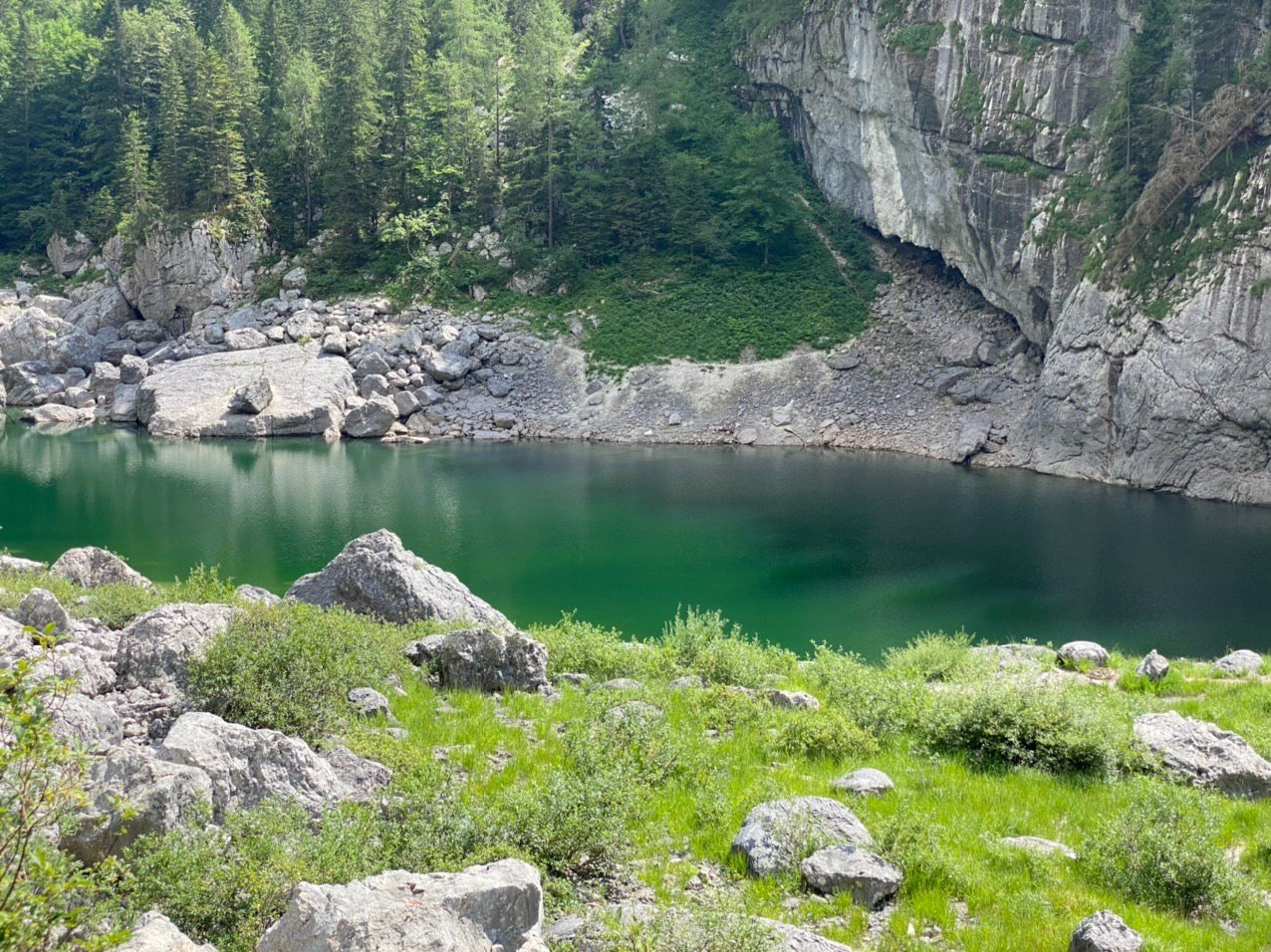 peaceful unspoiled lake