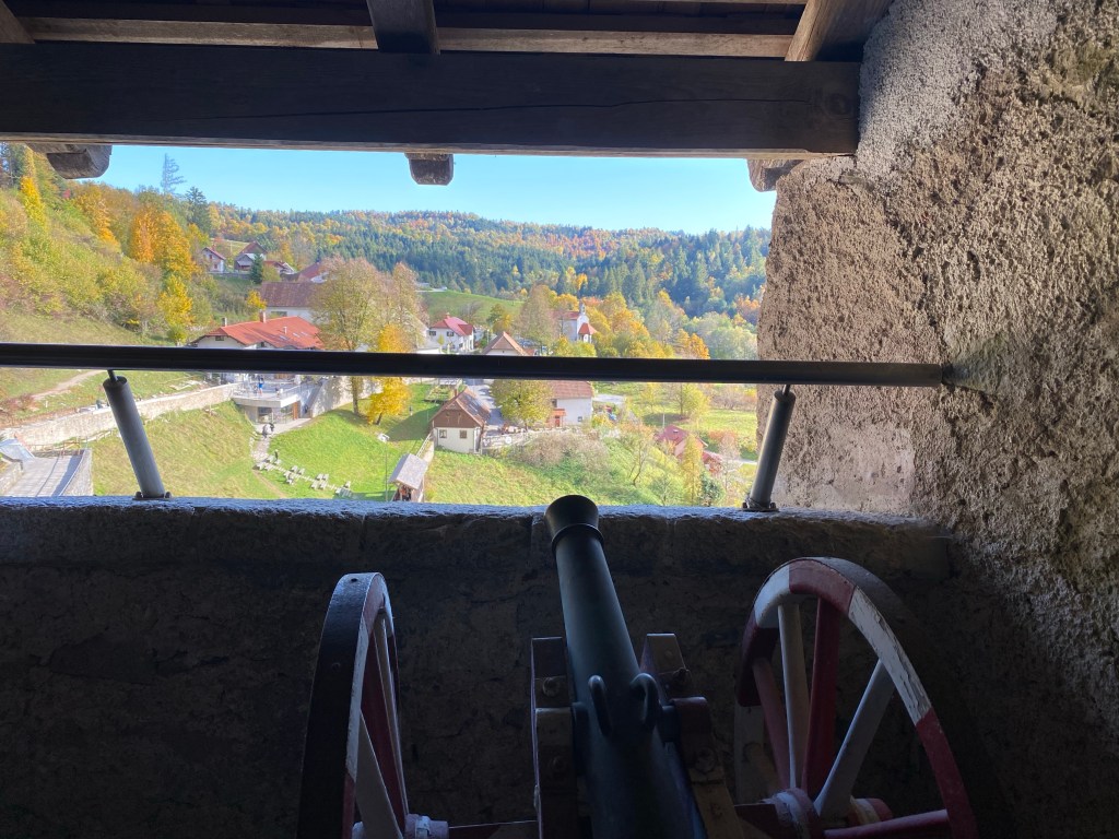 View from the battlements