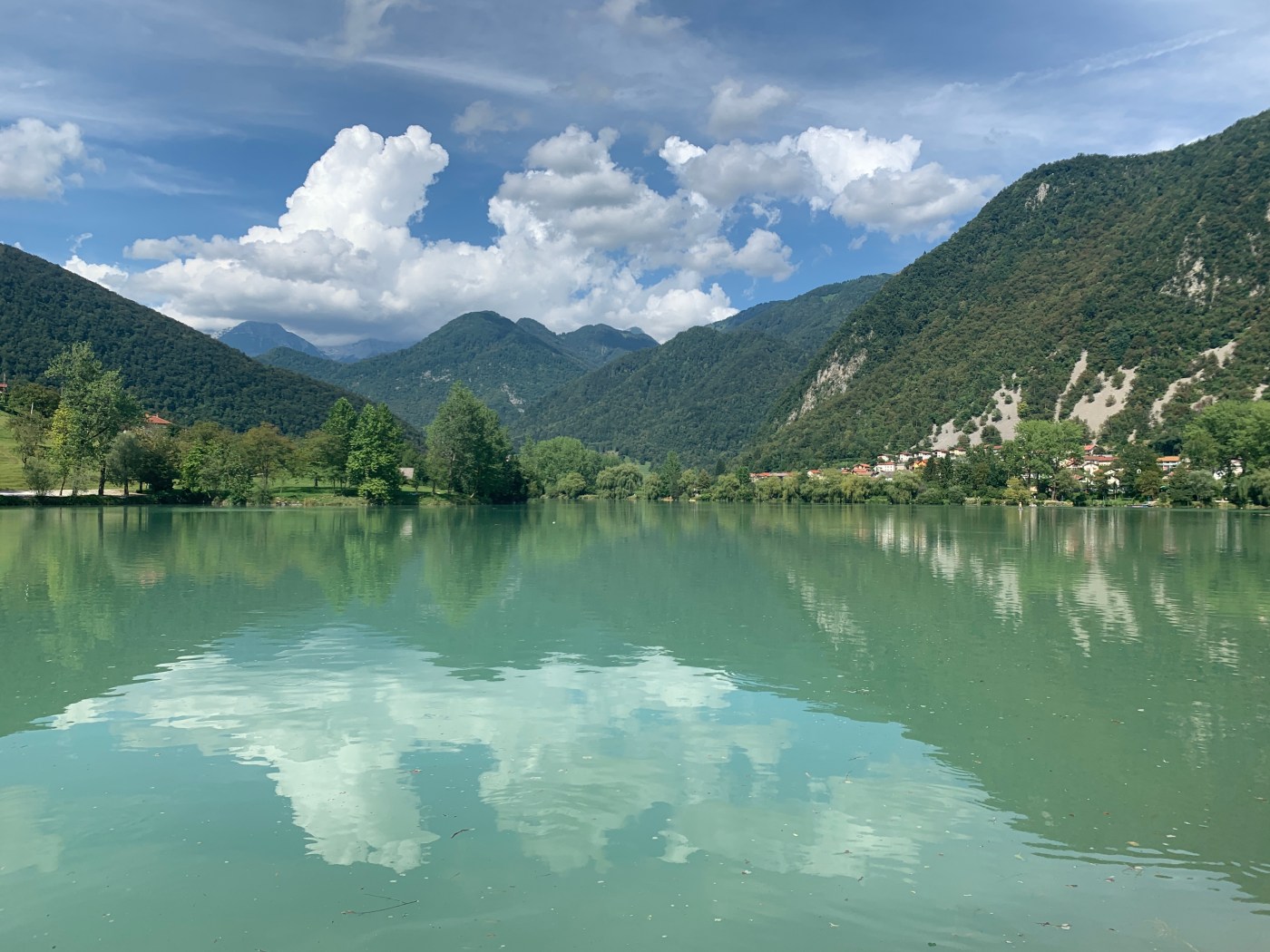 The 'lake' at Most na Soci
