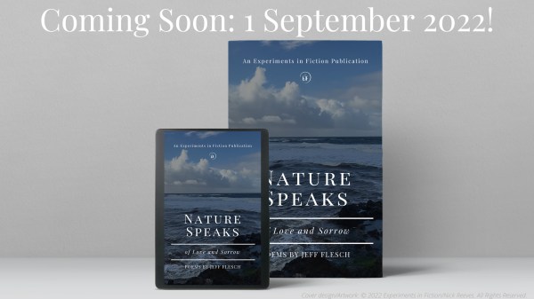 Book and e-reader on grey background