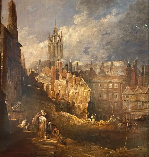 High Level Bridge, Newcastle, Oil Painting